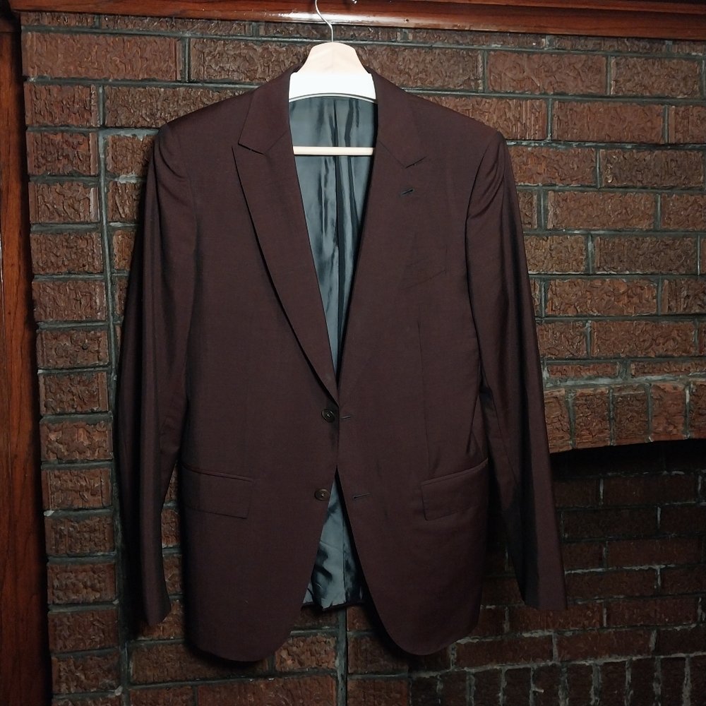 Zegna Mohair Peak Lapel Sportscoat